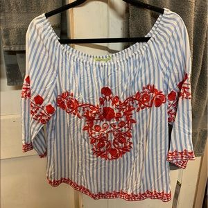 Off the shoulder shirt